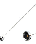 Beefy 2M VHF Mobile Antenna For Amateur Radio, 150W, 136 To 174 MHz, 18 Inch, Tuning Free Stainless Steel Mast