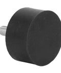 4 Pack Vibration Rubber Bobbin Mount Isolators With M8x23 Thread For Automotive Machinery Fitness Equipment Electronic Instruments Generators Motors Power Tools VE40x20 Durable Anti Vibration Isolators For Noise Reduction And Longevity, black rubber mount