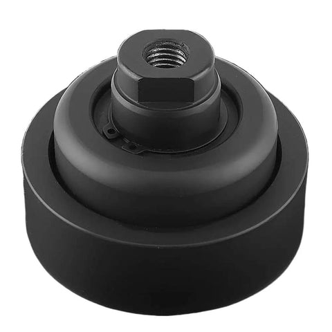 Premium Quality Wheel Loader Track Roller Rear Idler Direct Swap Fit For T550 T590 T595 T630 Undercarriage Parts, black round design.
