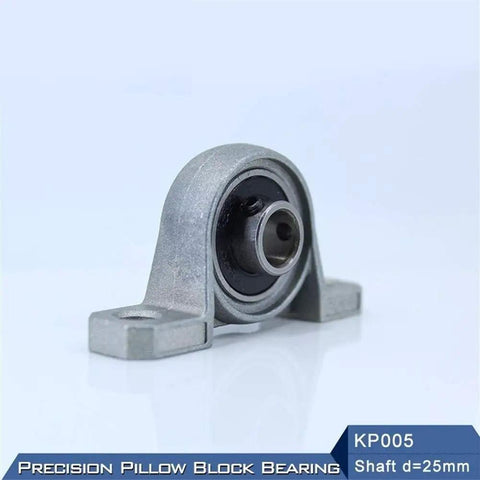 Heavy Duty Precision KP005 Mounted Bearing Fits 25mm Shaft Zinc Alloy Pillow Block Housing Unit For Industrial Machinery Rigs And Builds That Work Smoothly Without Problems And Come Straight Up Ready To Install In Your Garage Shop Today.