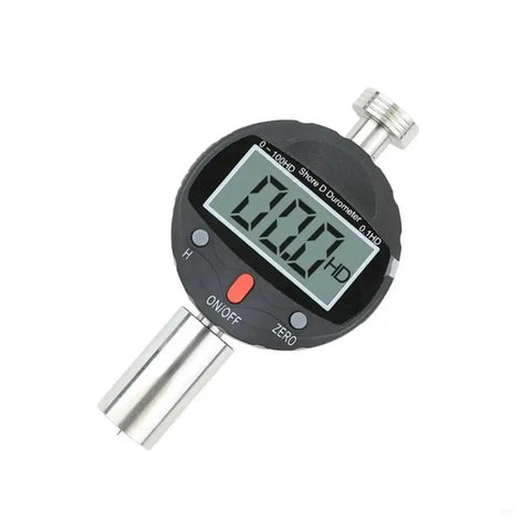 Straight Up Accurate Digital Shore Hardness Durometer Tester With Heavy Duty Build Type A D Scale Readings For Rubber Foam Plastic And Workshop Projects Solid Abs Housing For Quick Lab And Shop Use. Digital display durometer, measuring Shore D hardness with stainless steel probe.