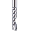SpeTool 1/4 in carbide end mill, single-flute O-flute upcut router bit for CNC milling
