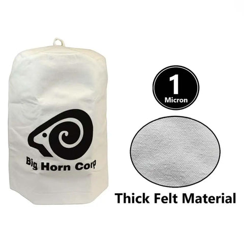 14 Inch Diameter 1 Micron Dust Filter Bag 23 Inch By 24 Inch Thick Felt For Single Stage Dust Collectors Fits Delta Shop Fox Grizzly Powertec And Other Similar Systems with logo