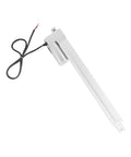 High Performance 12 Volt Linear Actuator With Heavy Duty 300mm Stroke And 330 Lb Load Capacity Featuring Waterproof I-P54 Build Plus Limit Switch For Electric Beds Sofas And Camera Stands, showing silver actuator with attached wiring.