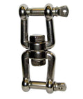 Heavy Duty Jaw Swivel Anchor Connector 316 Stainless Steel 13 Millimeter Half Inch 5 Pack showing detailed design and robust build.