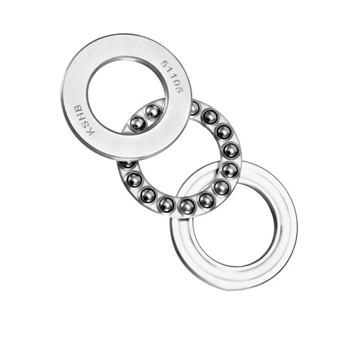 Thrust Ball Bearings 25mm By 42mm By 11mm Chrome Steel ABEC3 Single Row Set Of 2 Beefed-Up Durable Precision Bearings