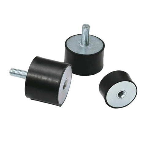 Heavy Duty Rubber Shock Absorbers Featuring Multi Size Vibration Isolator Mounting Bolts For Compressors And Air Handlers close-up view.