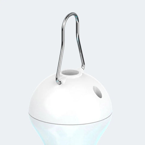 Close-up of the 6 Leaves Ceiling Fan with Remote Control for Outdoor USB, featuring a sturdy hanging hook and streamlined design.