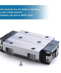 FLS Extended Slider Guide Block, Slide Unit Ball Bearing, Parts R165381420 R165381422 viewed from above with mounting hardware