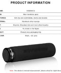 Lock On No Slip Bike Handlebar Grips With Sweat Wicking Foam For Mountain MTB BMX And Folding Bikes shown with specs in the background.