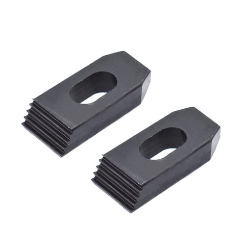Close-up of T-nuts from 58 Piece T Slot Hold Down Clamp Kit For 7/16 Inch Table Slot Includes 24 Studs In Lengths 3 4 5 6 7 8 With 3/8-16 Threads