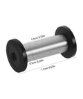 Heavy Duty Stainless Steel Bindery Rivets And Self Tapping Metal Handle Screws For Knockout DIY Crafts And Leather Work Built Like A Tank With Badass Grip Corrosion Resistant Hardware That Lasts Forever, 2cm length screw with slot design.