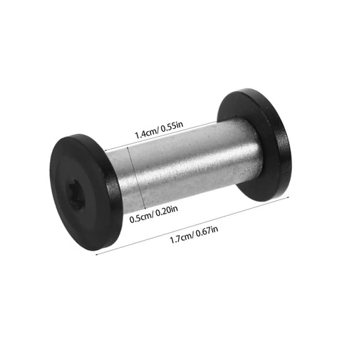 Heavy Duty Stainless Steel Bindery Rivets And Self Tapping Metal Handle Screws For Knockout DIY Crafts And Leather Work Built Like A Tank With Badass Grip Corrosion Resistant Hardware That Lasts Forever, 2cm length screw with slot design.