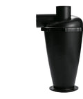 Black Cyclone Dust Separator Collector With Universal Flange For Vacuum Cleaners Keeps Dust And Tiny Debris From Packing Your Filter Easy Install Tight Seal Built For Home And Industrial Cleanup