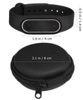 Anti Static Wrist Strap With Red Light Indicator For Esd Protection And Static Electricity Removal Unisex Black Wristband shown