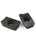 APKT1604PD R76 IC928 Carbide Inserts Set 10 Pieces For CNC Turning In Steel Machining, two inserts close-up view