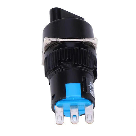 Universal Rotary Changeover Switch 16mm Panel Mount Cam Selector Latching Push Button Switch 2 Or 3 Position Handles AC 250V 3A And DC 30V 5A