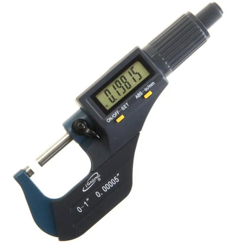 0-1 Inch Digital Micrometer With Large Display, Inch And Metric Readout, Absolute And Incremental Modes, USB SPC Output