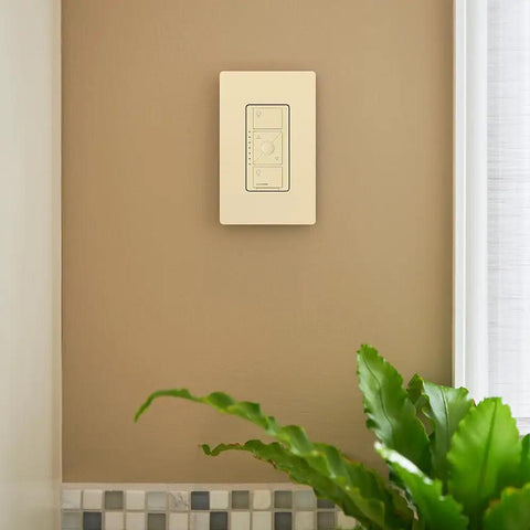 Smart Dimmer Switch For ELV Lighting With Hub Required, 250W LED, Single Pole And 3-Way Compatibility, Neutral Required, wall mounted