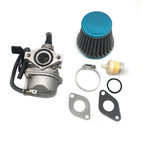 Gasket With Air Filter Kit Fits PZ19 50cc 70cc 90cc 110cc 125cc ATV Dirt Bike Go Kart Motorcycle Racing Replacement components shown