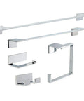Single Post Toilet Paper Holder In Polished Chrome Wall Mounted Bathroom Accessory Minimalist Design That Fits Any Roll