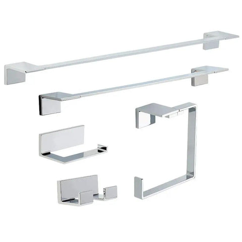 Single Post Toilet Paper Holder In Polished Chrome Wall Mounted Bathroom Accessory Minimalist Design That Fits Any Roll