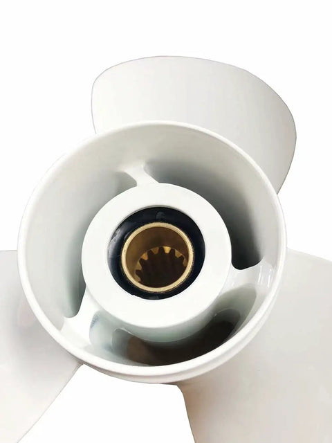 Outboard Boat Propeller 11 5 8 Inch Diameter 11 Inch Pitch 3 Blade 13 Spline For Yamaha Outboards 25HP Through 60HP Fits 1984 And Newer Engines Model 69W 45947 00 00 Compatible Drop In Replacement High Quality