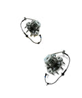 Front Wheel Hub And Bearing Pair For Chevy Express 2500 Van 2003 To 2017 Eight Lug Rwd Driver Passenger Side with connectors.