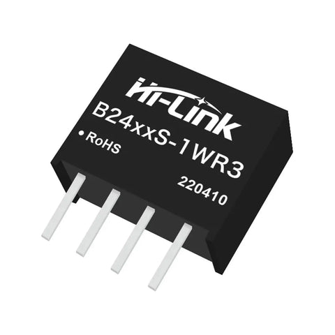 Snag This Ten Pack Of Dc Dc Converters To Smoothly Step Down Twenty Four Volts To Five Or Twelve Volts Sweet Gear For Ev Battery Management Projects And Heavy Duty Electronics Builds Straight Up Reliable Performance That Hits Right On Money. Black 4-pin DC-DC converter module for voltage regulation.