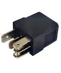 12V DC 35 Amp 5 Pin General Purpose Automotive Relay for car electrical system, black Micro ISO relay with metal connectors