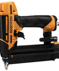 Brad Nailer Kit With Smart Point Technology, 18 Gauge Pneumatic Nailer, side view, black and yellow finish