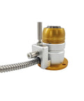 Heavy Duty Cnc Automatic Tool Sensor And Precision Probe Gauge For Nitty Gritty Machining Setup With Spot On Tip Damage Detection, detailed view showing gold and silver materials.