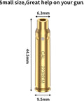 Laser Bore Sighter For 223 5.56mm Rifles Red Dot Boresighter With Brass Construction and Measurements Diagram
