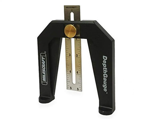 Depth Gauge For Table Saws Router Tables And Routers Measure Mark And Locate Blade Or Bit Depth With A Self Standing Frame For Precise Woodworking And Easy Setup