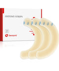 Ostomy Barrier Strips 20 Pack 2mm Thick Elastic Colostomy Tape to Stop Leaks Latex Free Medical Grade Hydrocolloid Skin Flange Extenders