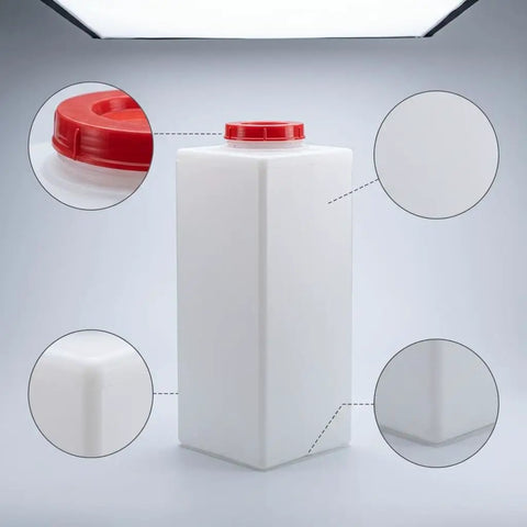 Heavy Duty RV Fresh Water Tank For Camping And Farm Use, Vertical Water Storage Container With Threaded Connection, compact design visible