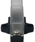 Heavy Duty Stackable Fuse Holder Panel And Distribution Block Compatible With Ato Atc And Min Atm Blade Fuses Featuring Hella Solid Plug And Play Wiring For Your Ride Or Rig In Black, front view.