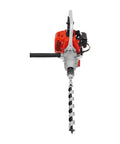 Kickass 25.4cc Gasoline Punch Drill And Concrete Breaker Kit with tungsten bit, compact design, suitable for demolition work.