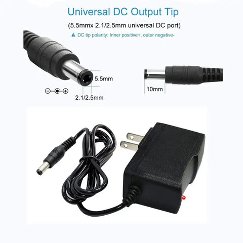 Beefy Little 3V 1A DC Power Supply Adapter 100-240V AC To DC 3V 1000mA Output 5.5mm X 2.5mm Plug 39 Inch Cord