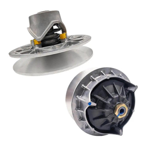 Premium CVT Drive And Driven Pulley Assembly Replaces 0JYA-051000-00001 for CF MOTO Sport 950 800, showcases precision machined components.