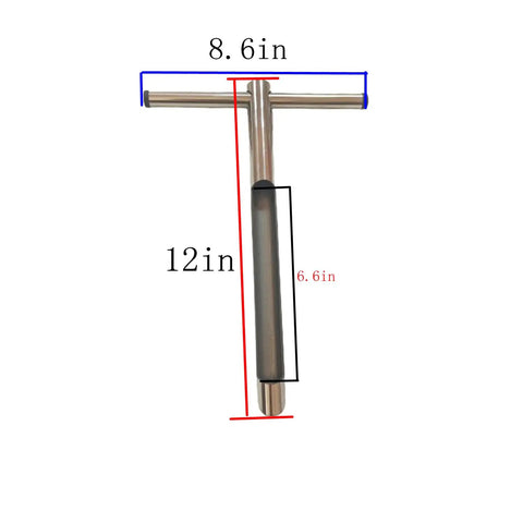 12 Inch Soil Probe Sampler For Garden And Farm Quick And Easy Soil Sampling With Large T Handle No Fuss Core Extraction