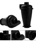 Pro Grade Dust Cyclone Separator For Industrial Vacuum Systems Powder And Sawdust Collector Filter Black Cyclone B