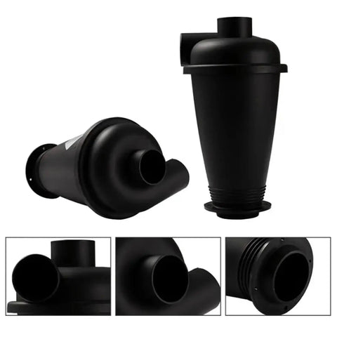 Pro Grade Dust Cyclone Separator For Industrial Vacuum Systems Powder And Sawdust Collector Filter Black Cyclone B
