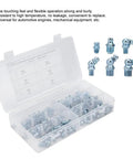 Grease Fittings Kit 110 Pcs Zinc Iron 45 Degree And 90 Degree Nipples Nozzles And Tips For Heavy Duty Machinery Bearings