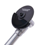 Badass 1/4 Inch Air Pneumatic Angle Die Grinder, High Speed Aluminum Alloy Polisher And Cutter with black grinding disc.