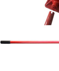 Solid Garage Staple Jack Handle Extension For Quick Tire Changes Smooth Red Steel Floor Jack Lever Replacement Easy Grip Design