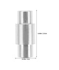 16 Piece Long Bearing Spacers Roller Skate Axle Sleeve Kit Shields Protect Inline Gear Dustproof Design Kept Fresh Easy Install Top Tier Ultimate Quality Helps Cruisers Run Super Smooth Any Time You Ride Crush The Streets Everywhere You Go. silver aluminum spacer 0.98in x 0.39in