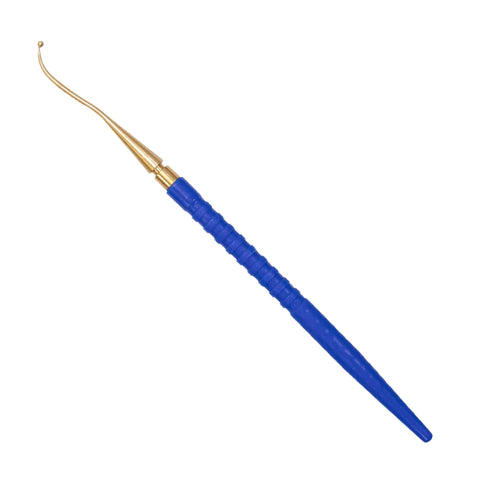 Underwater Brass O Ring Pick Set 3 Piece For Scuba Diving Pro Grade Tools For O Ring Removal And Replacement, blue handle detail