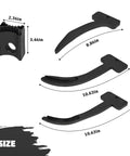 Heavy Duty Shop Grade 6 Pack Camshaft Timing Lock Tools And Cam Phaser Engine Service Kit Tough Polypropylene Build sizes 2.36in, 8.86in, 10.63in.