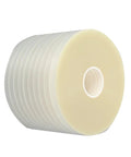 Premium OPP Strapping Tape 100 Roll Pack featuring stacked rolls for heavy duty grip and smooth feeding in automatic banding.